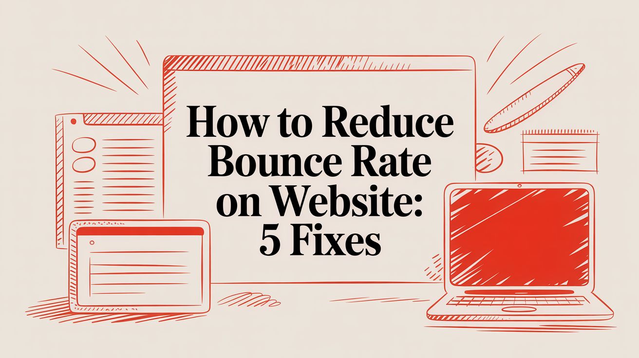 How to Reduce Bounce Rate on Website: 5 Fixes