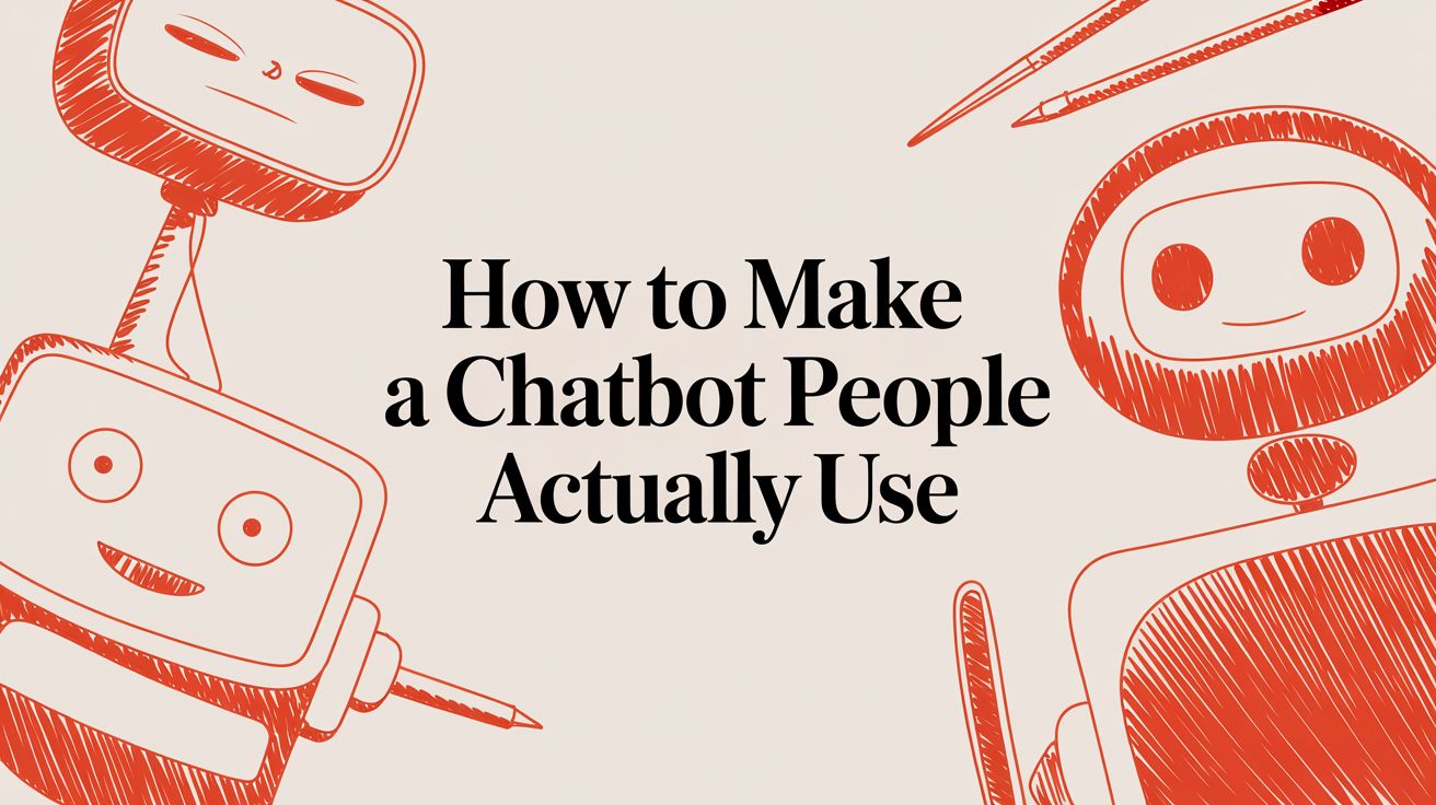 How to Make a Chatbot People Actually Use