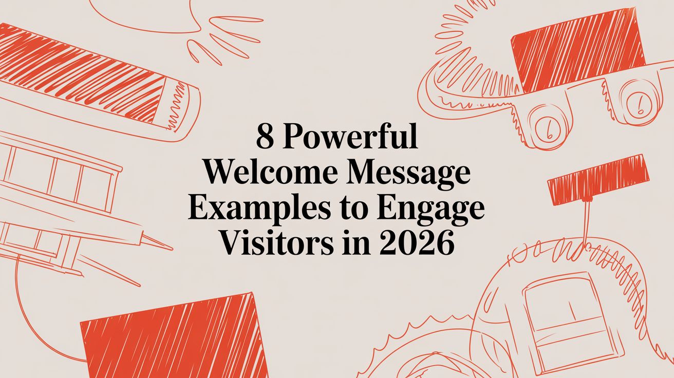 8 Powerful Welcome Message Examples to Engage Visitors in 2026
