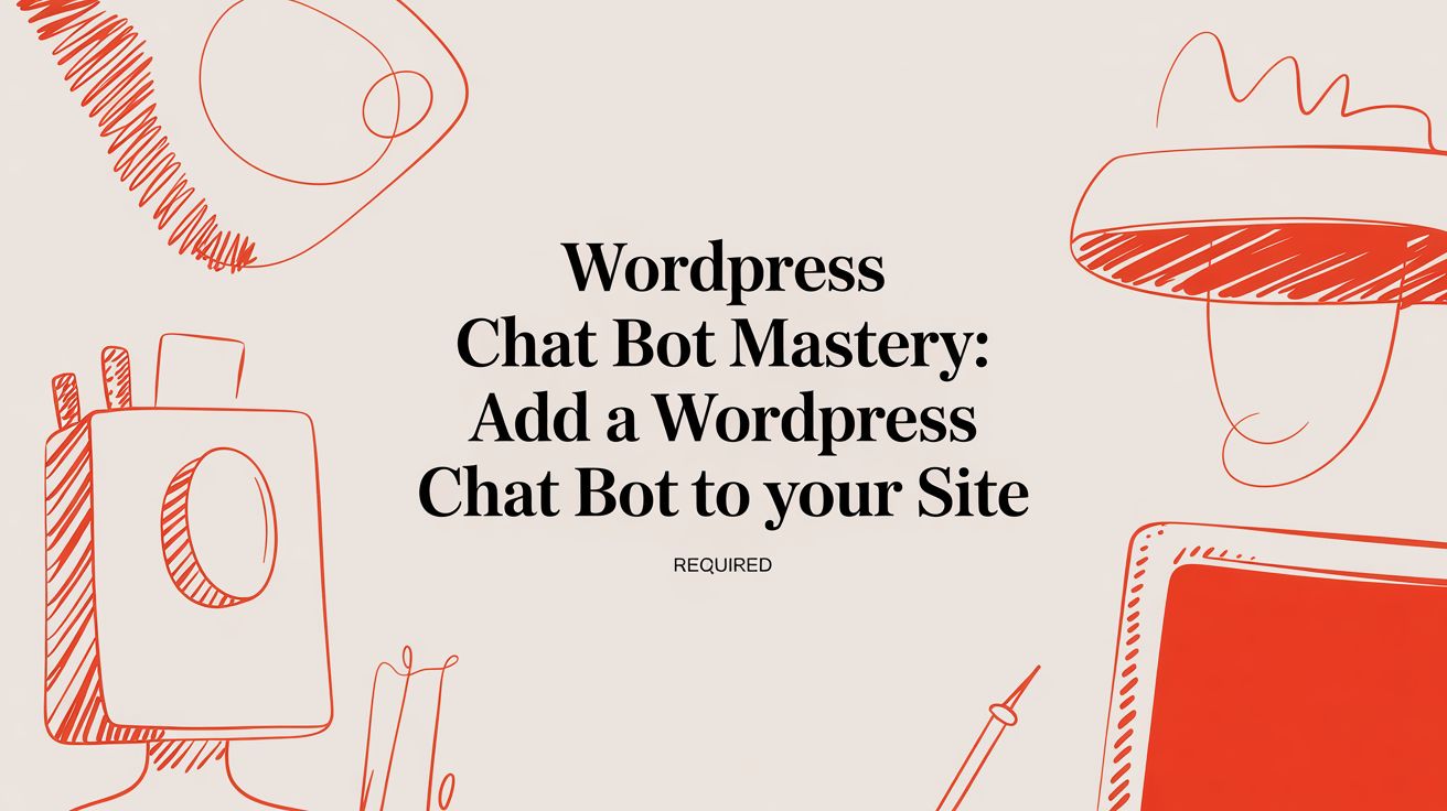 WordPress Chat Bot Mastery: Add a wordpress chat bot to Your Site