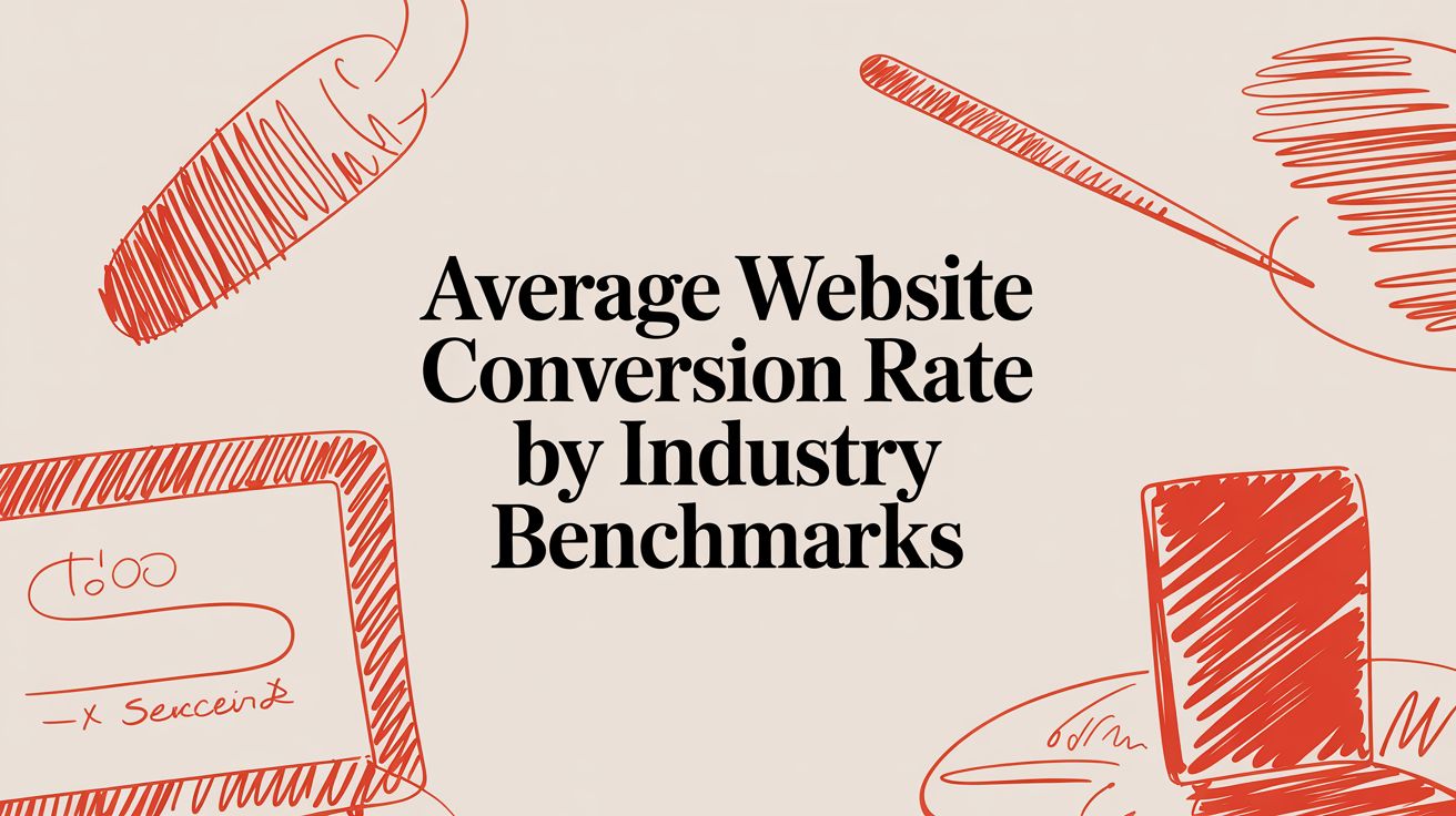 Average Website Conversion Rate by Industry Benchmarks