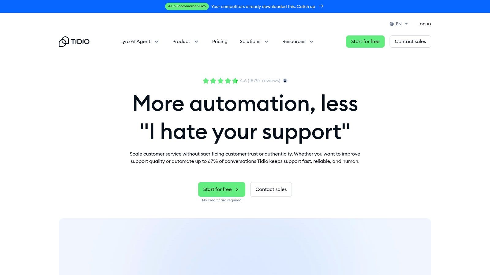 Tidio's visual flows builder for Instagram automation