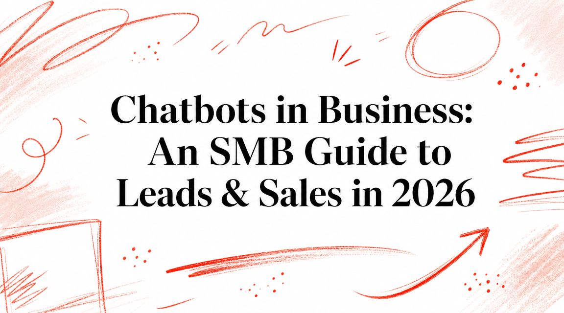 Chatbots in Business: An SMB Guide to Leads & Sales in 2026